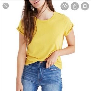 💐NWT MADEWELL NORTHSIDE COTTON VINTAGE TEE, S